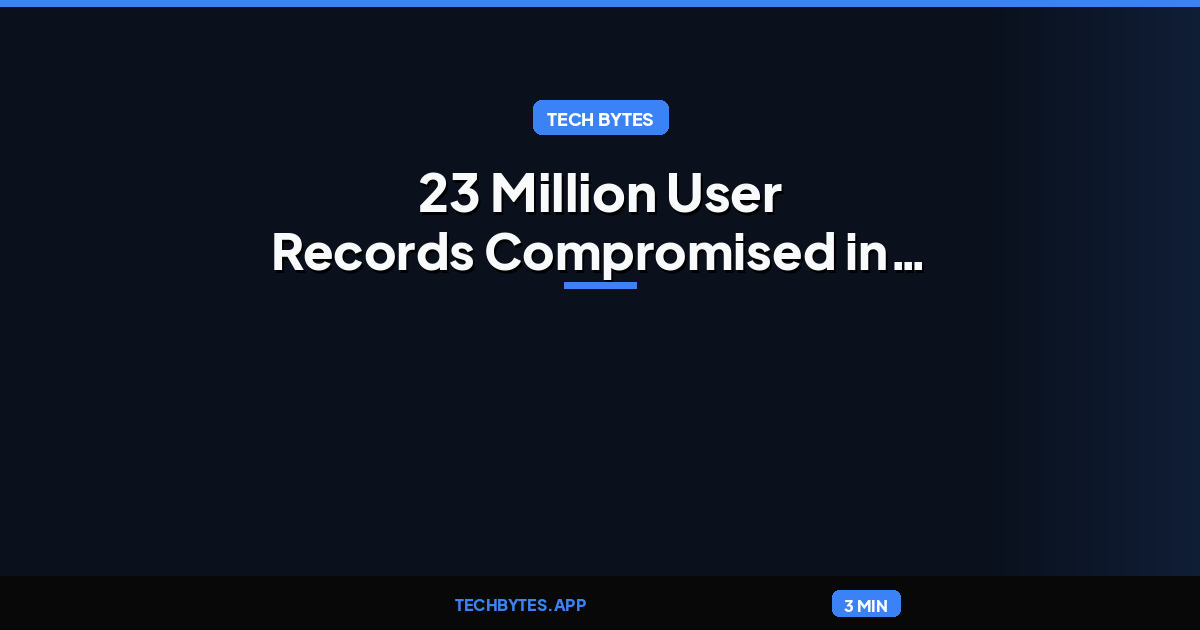 23 Million User Records Compromised in Gyazo Data Breach
