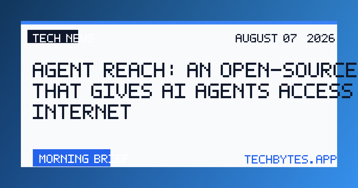 Agent Reach: An open-source CLI that gives AI agents access to the internet