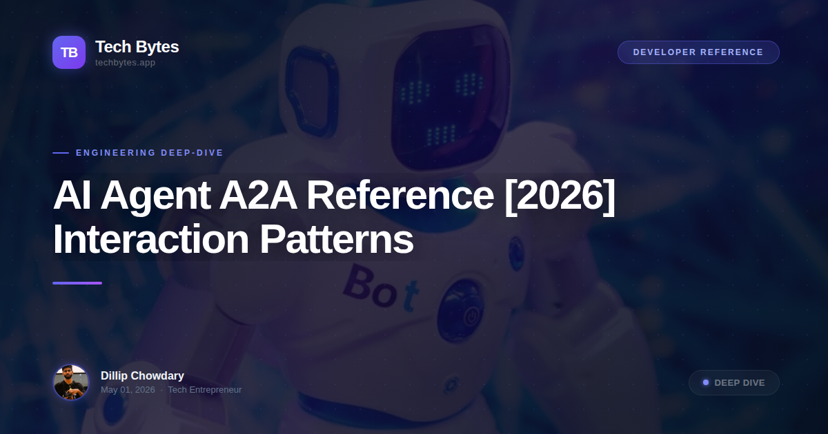 AI Agent A2A Reference [2026] Interaction Patterns