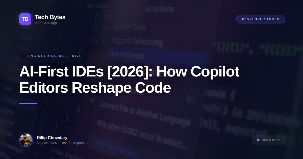 AI-First IDEs [2026]: How Copilot Editors Reshape Code