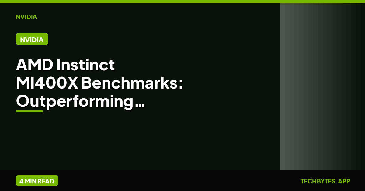 AMD Instinct MI400X Benchmarks: Outperforming NVIDIA H300? | Tech Bytes
