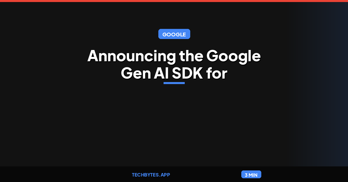 Announcing the Google Gen AI SDK for Kotlin 1.0: Idiomatic