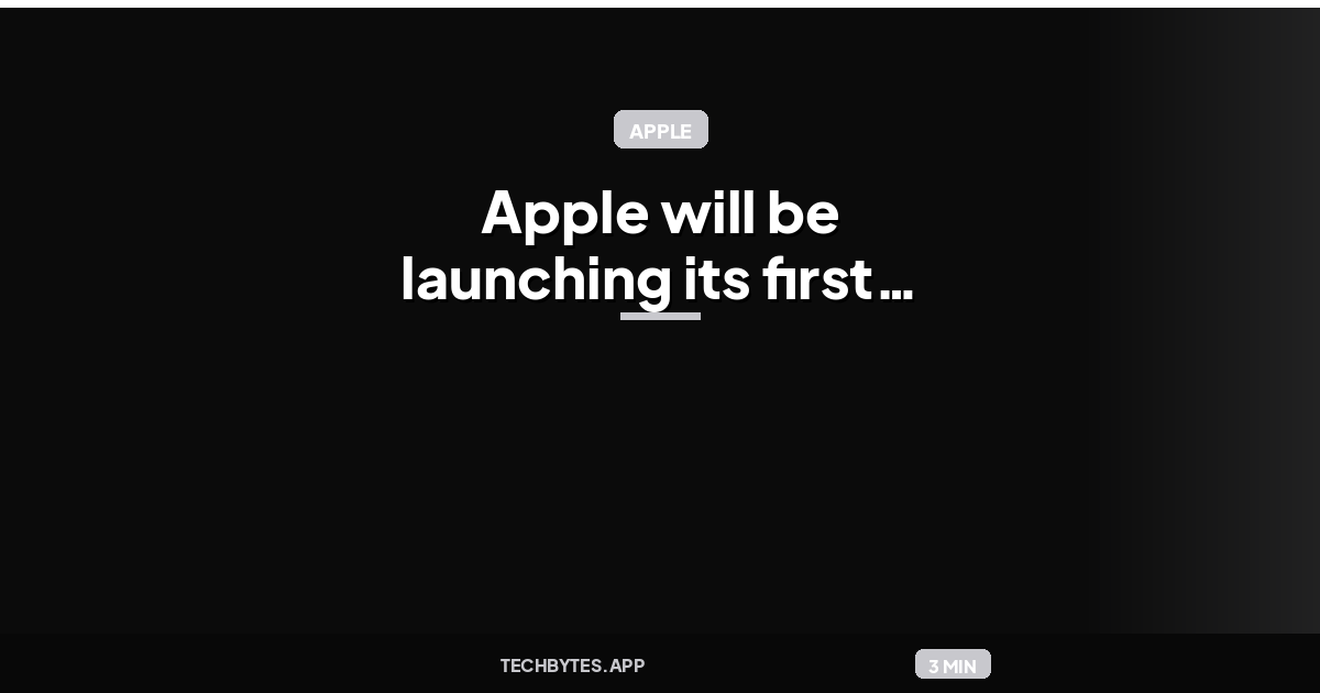 Apple will be launching its first pair of smart glasses next year: Here’s