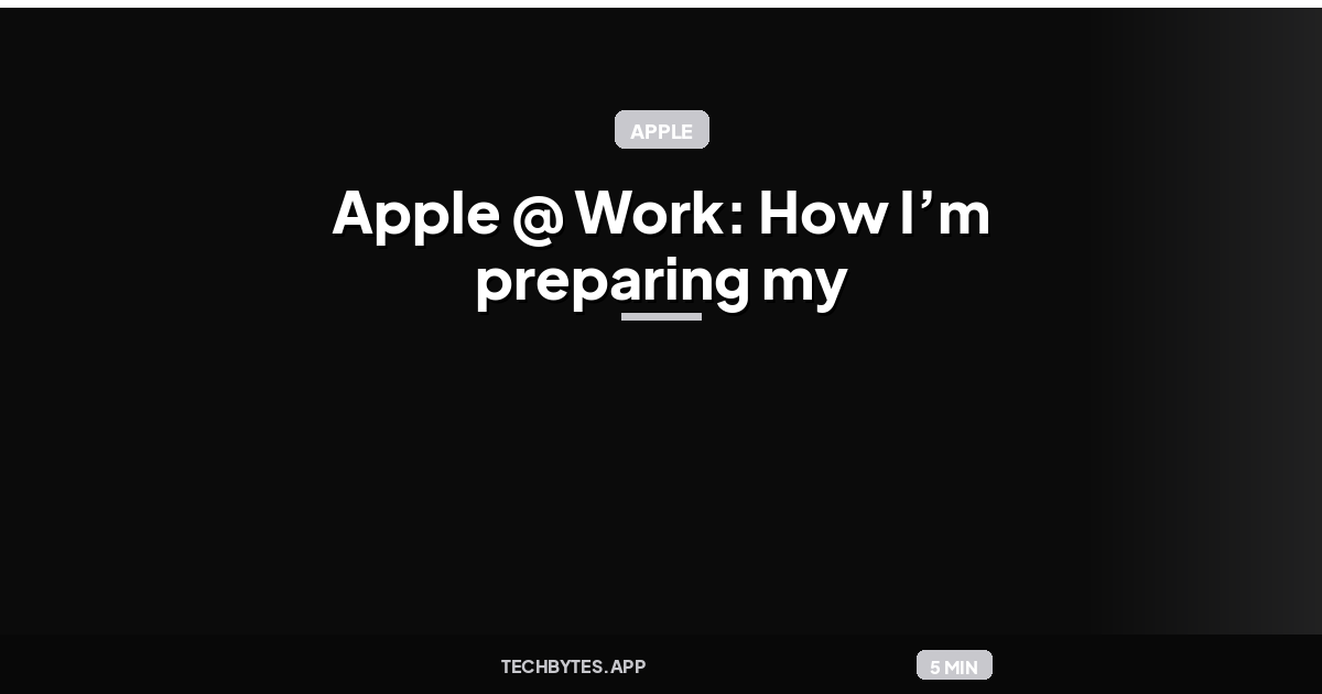 Apple @ Work: How I’m preparing my fleet for Rosetta’s removal in macOS 27