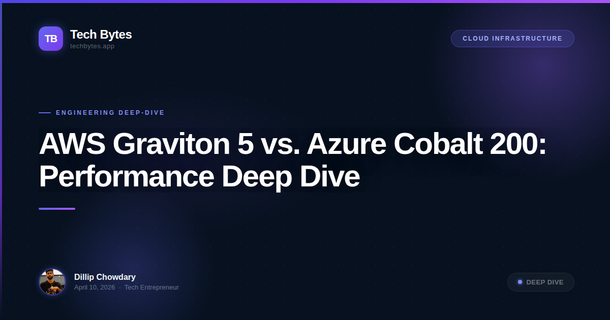 AWS Graviton 5 vs. Azure Cobalt 200: Performance Deep Dive