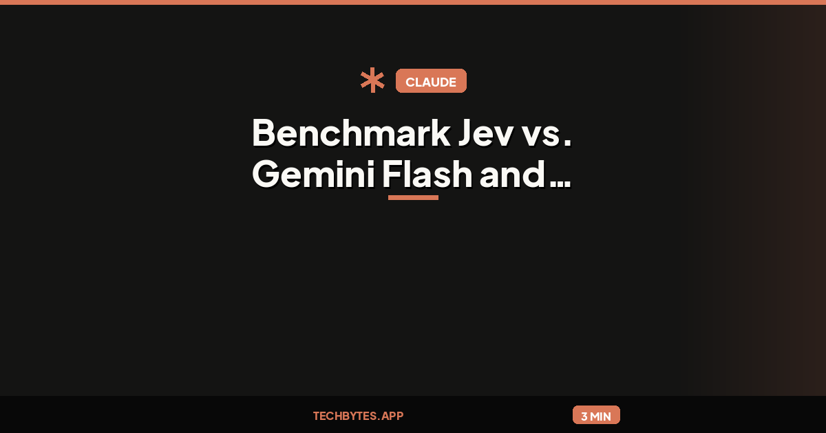 Benchmark Jev vs. Gemini Flash and Claude Fable on Code Review