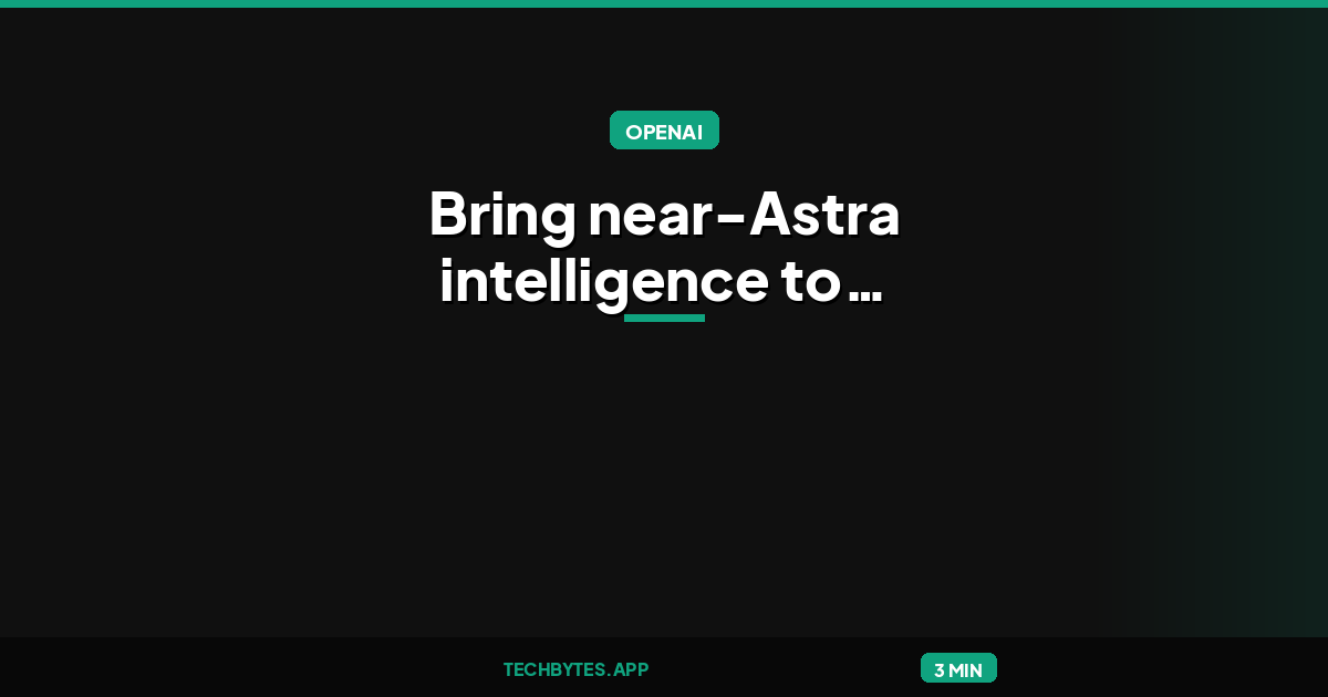 Bring near-Astra intelligence to everyday work with GPT-6.1 Sol on Amazon