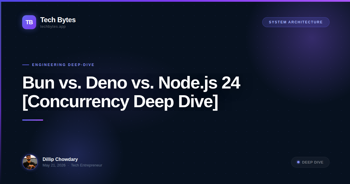 Bun vs. Deno vs. Node.js 24 [Concurrency Deep Dive]