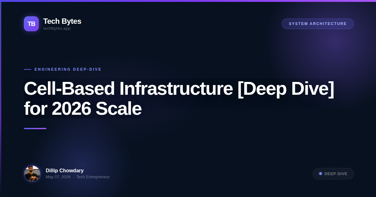 Cell-Based Infrastructure [Deep Dive] for 2026 Scale