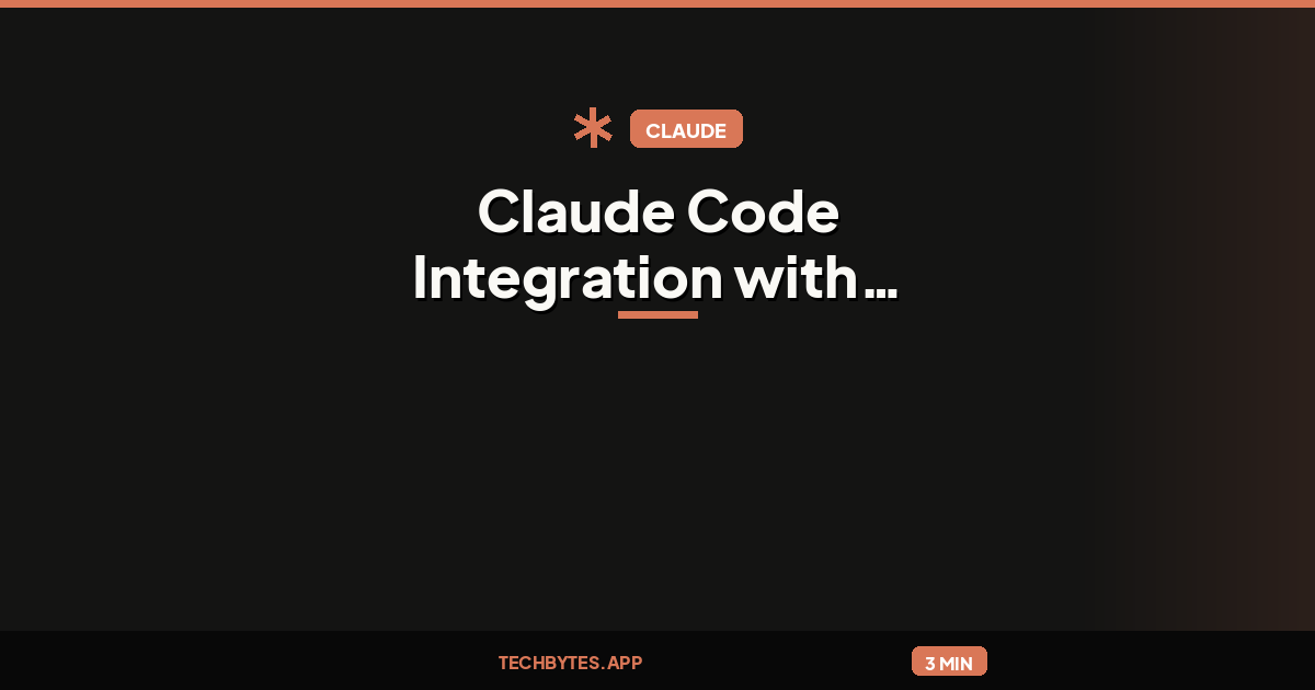 Claude Code Integration with iTerm2 Is Legitimately Awesome
