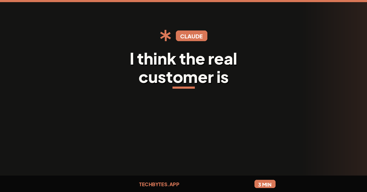Claude Code’s suggested message feature: I think the real customer is