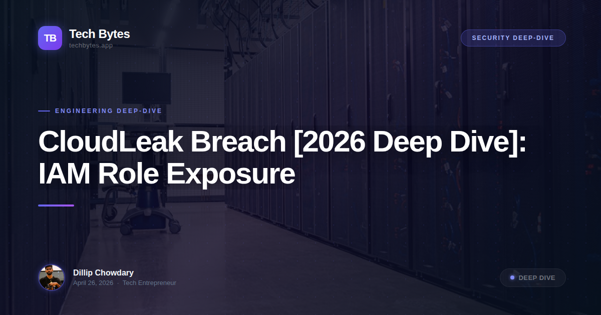 CloudLeak Breach [2026 Deep Dive]: IAM Role Exposure