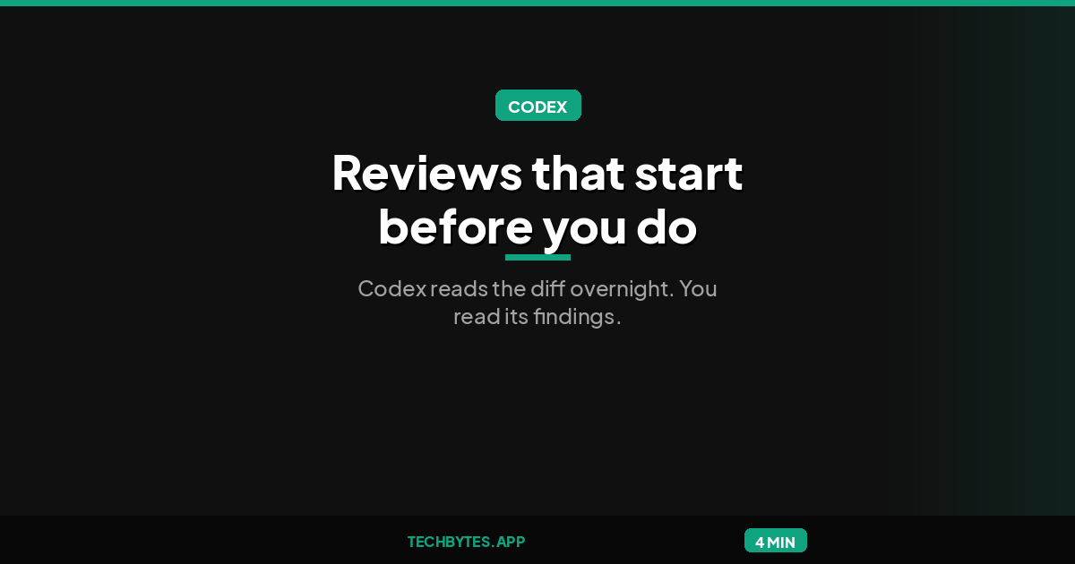 Codex Code Review Lands in ChatGPT Desktop With Background Scans