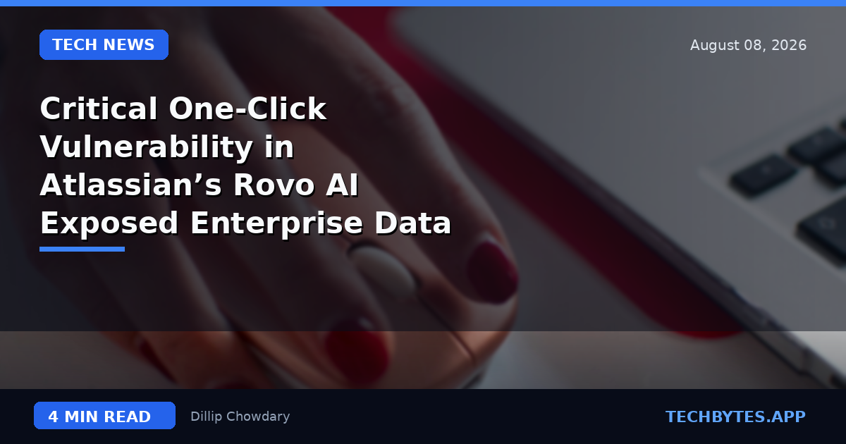 Critical One-Click Vulnerability in Atlassian’s Rovo AI Exposed Enterprise Data