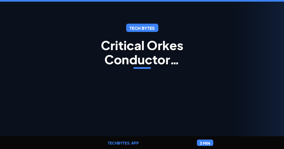 Critical Orkes Conductor Vulnerability Exploited in Attacks
