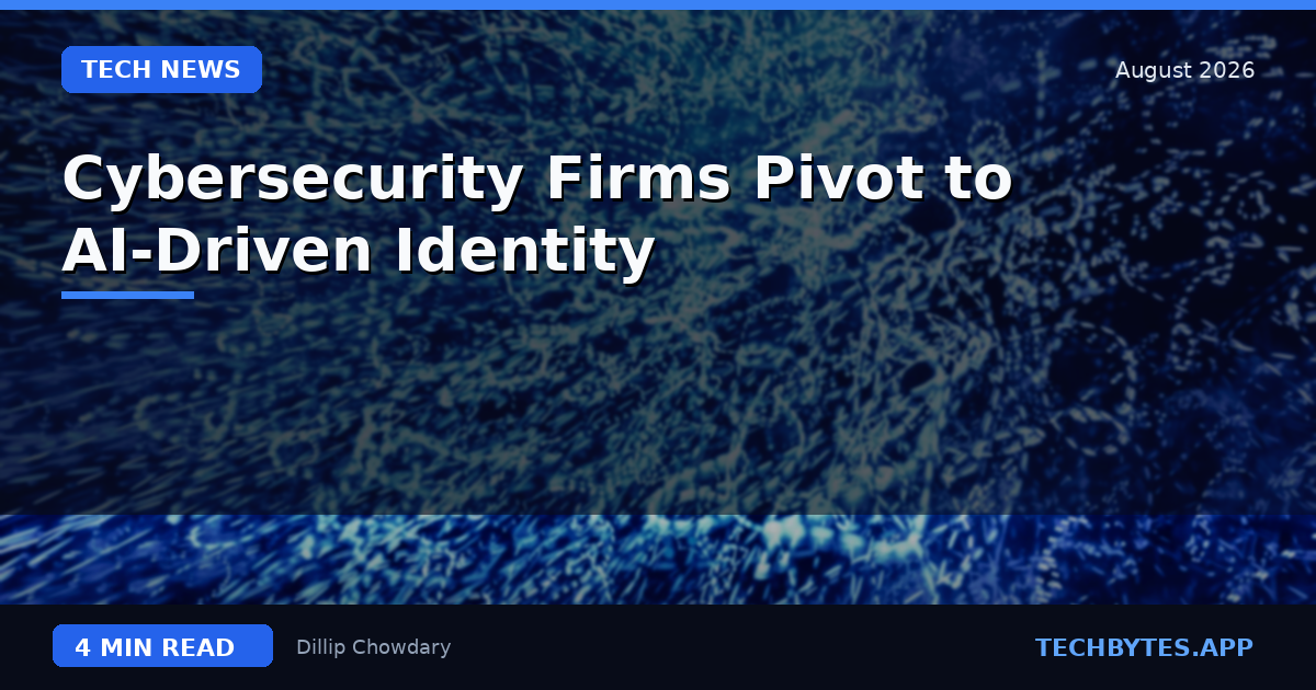 Cybersecurity Firms Pivot to AI-Driven Identity