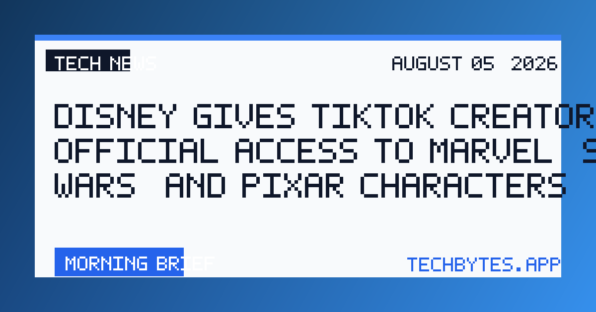 Disney gives TikTok creators official access to Marvel, Star Wars, and Pixar characters