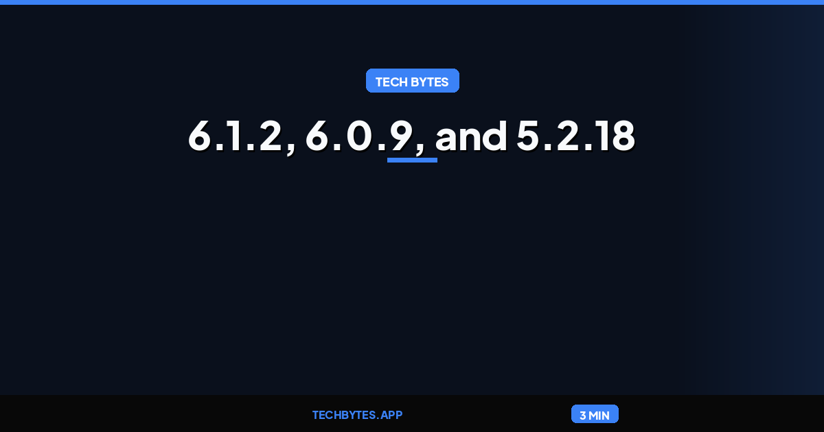 Django security releases issued: 6.1.2, 6.0.9, and 5.2.18