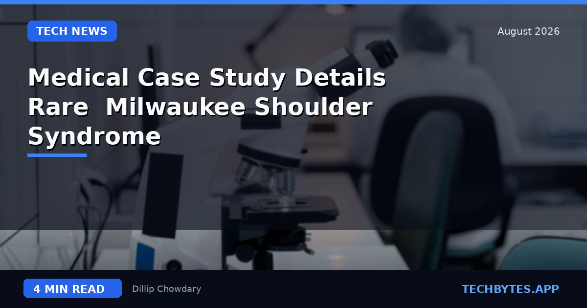 Medical Case Study Details Rare 'Milwaukee Shoulder Syndrome'