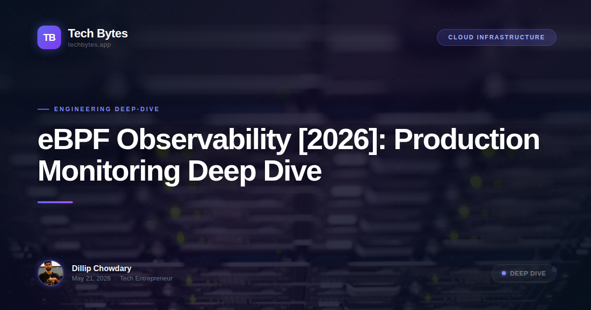 eBPF Observability [2026]: Production Monitoring Deep Dive