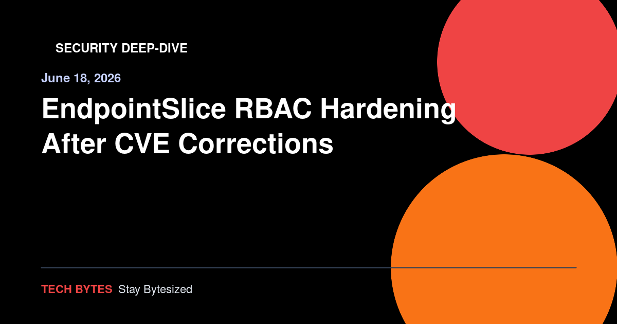 EndpointSlice RBAC Hardening After CVE Corrections