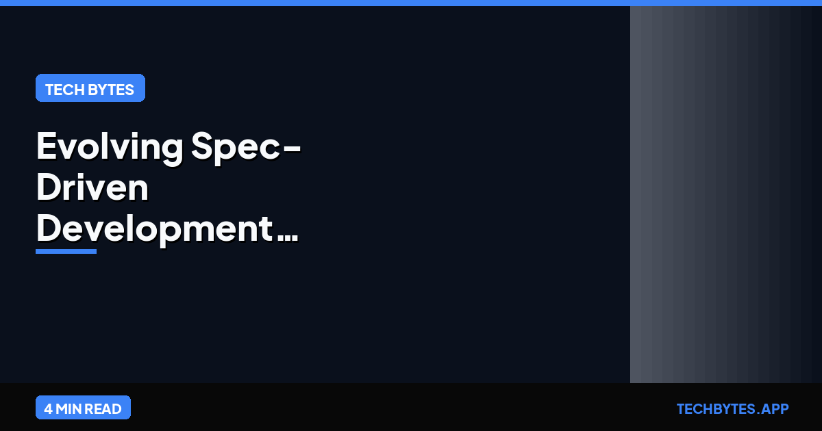 Evolving Spec-Driven Development: Conductor Now Supports Antigravity