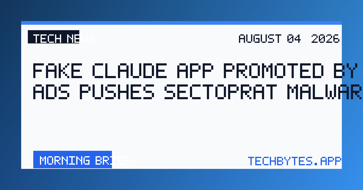 Fake Claude app promoted by Bing ads pushes SectopRAT malware