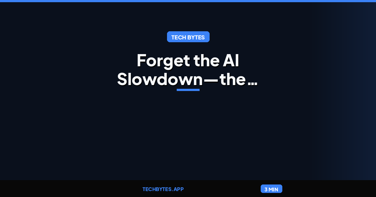 Forget the AI Slowdown—the Vulnerability Explosion Is Already Happening