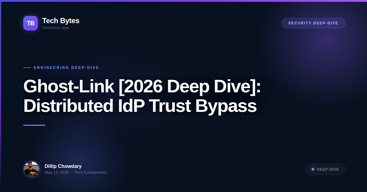 Ghost-Link [2026 Deep Dive]: Distributed IdP Trust Bypass