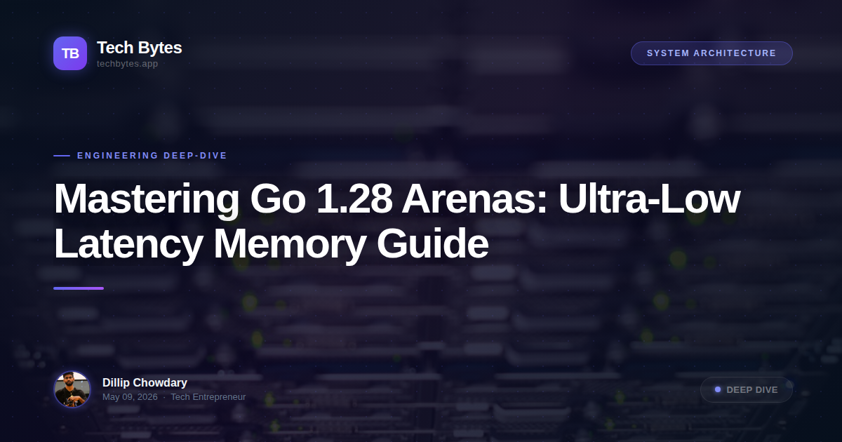 Mastering Go 1.28 Arenas: Ultra-Low Latency Memory Guide