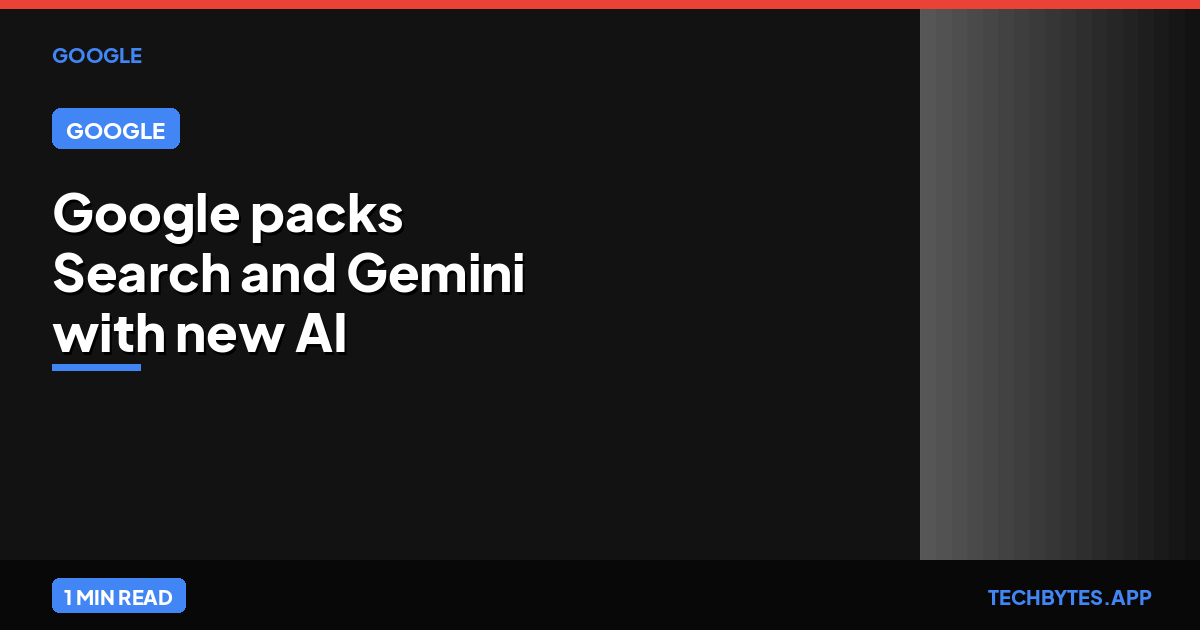 Google packs Search and Gemini with new AI study tools