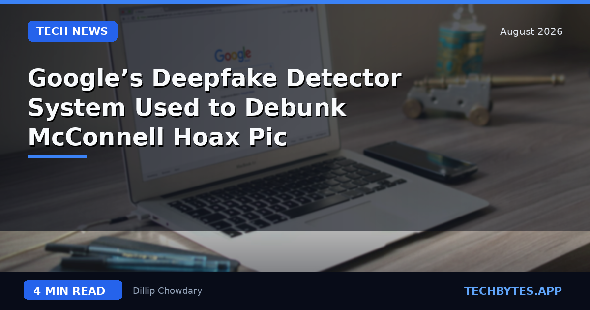 Google’s Deepfake Detector System Used to Debunk McConnell Hoax Pic