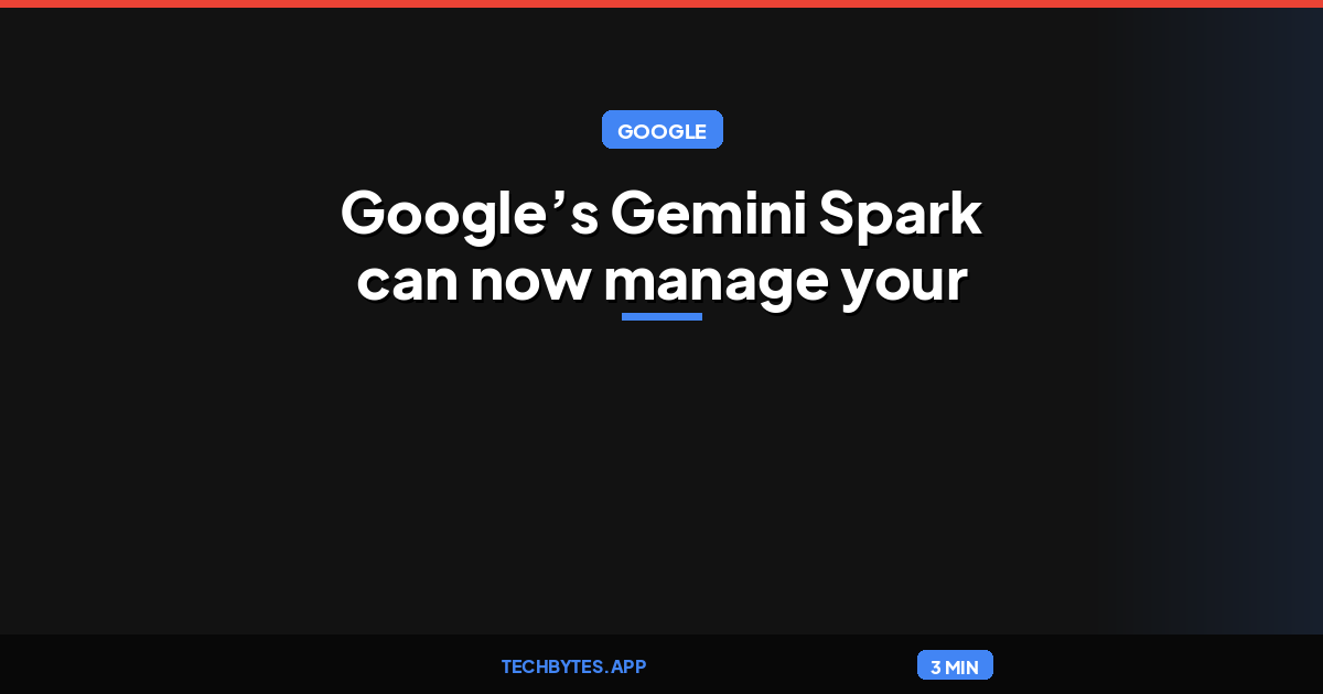 Google’s Gemini Spark can now manage your Google Photos library