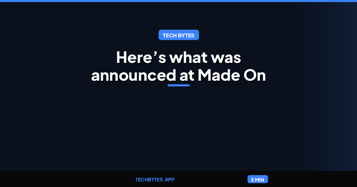 Here’s what was announced at Made On YouTube 2026