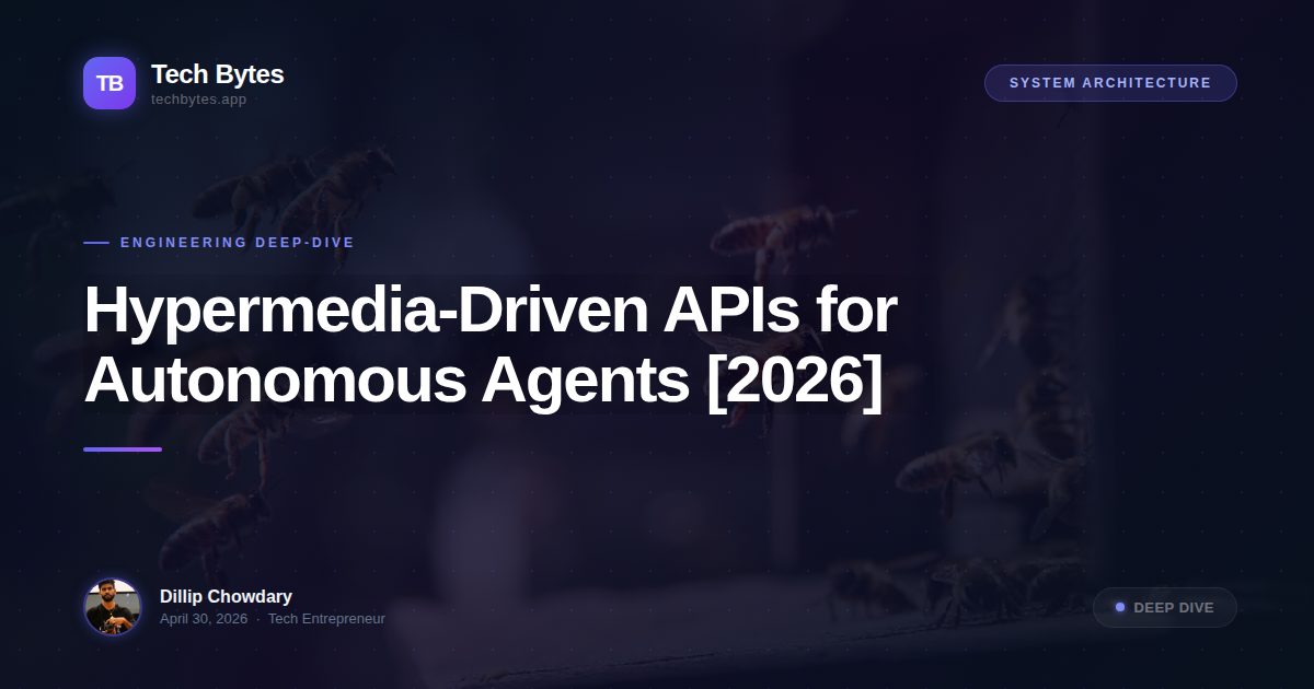 Hypermedia-Driven APIs for Autonomous Agents [2026]