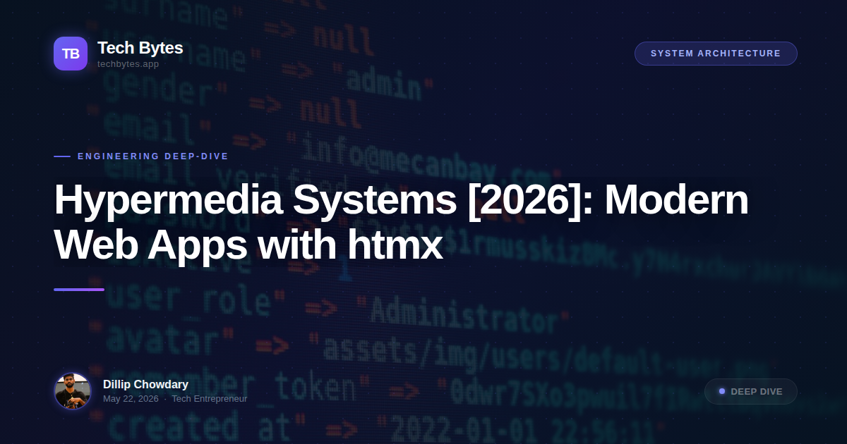 Hypermedia Systems [2026]: Modern Web Apps with htmx
