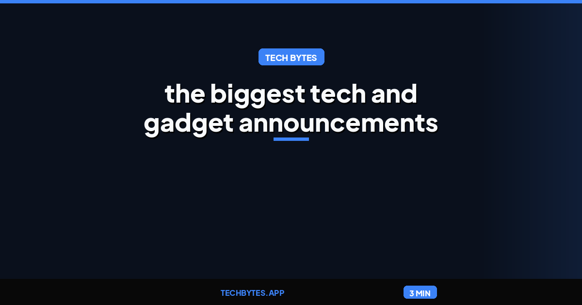 IFA 2026: the biggest tech and gadget announcements