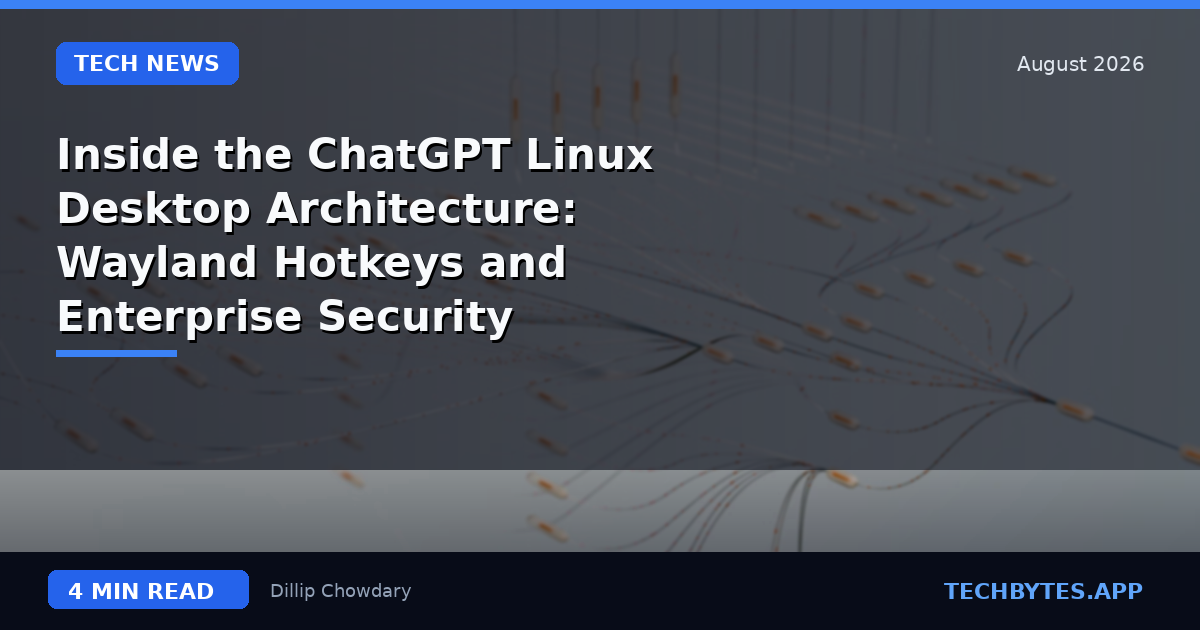 Inside the ChatGPT Linux Desktop Architecture: Wayland Hotkeys and Enterprise Security