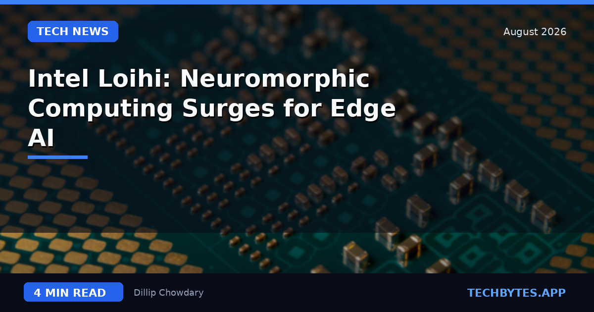 Intel Loihi: Neuromorphic Computing Surges for Edge AI