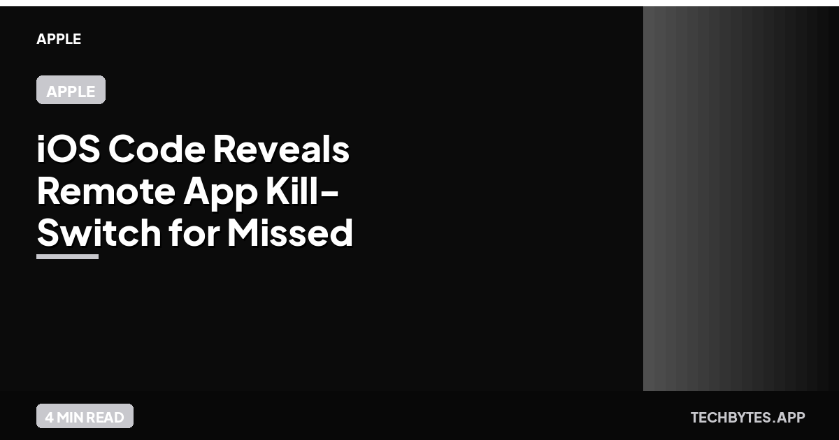 iOS Code Reveals Remote App Kill-Switch for Missed Payments