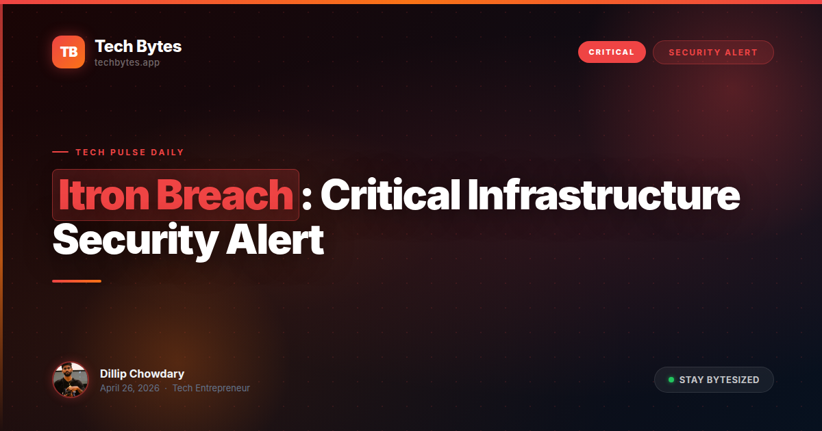 Itron Security Breach