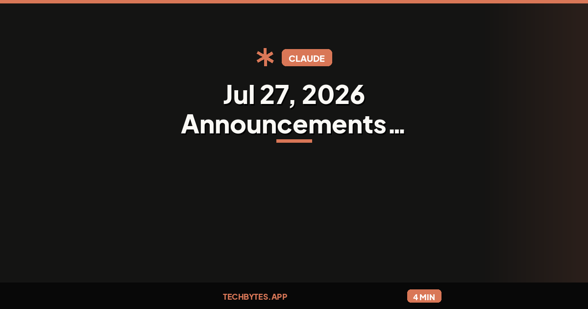 Jul 27, 2026 Announcements Cognizant and Anthropic expand their partnership to bring Claude to enterprise…