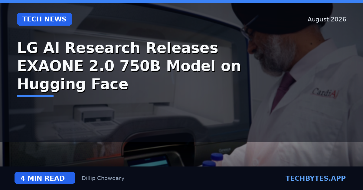 LG AI Research Releases EXAONE 2.0 750B Model on Hugging Face