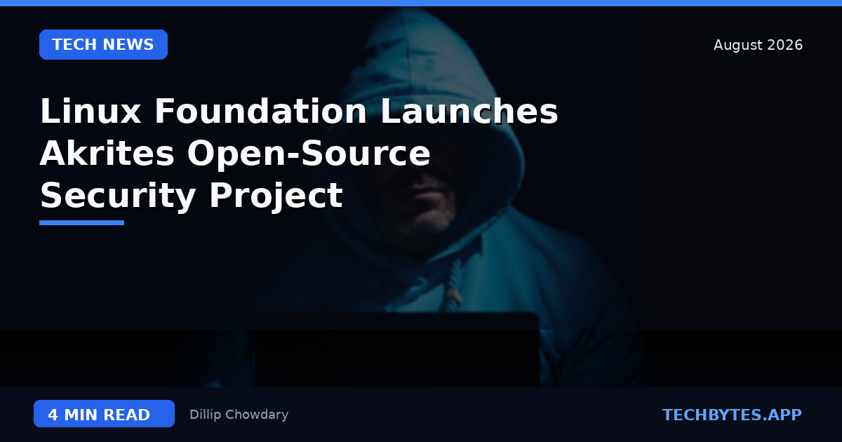 Linux Foundation Launches Akrites Open-Source Security Project