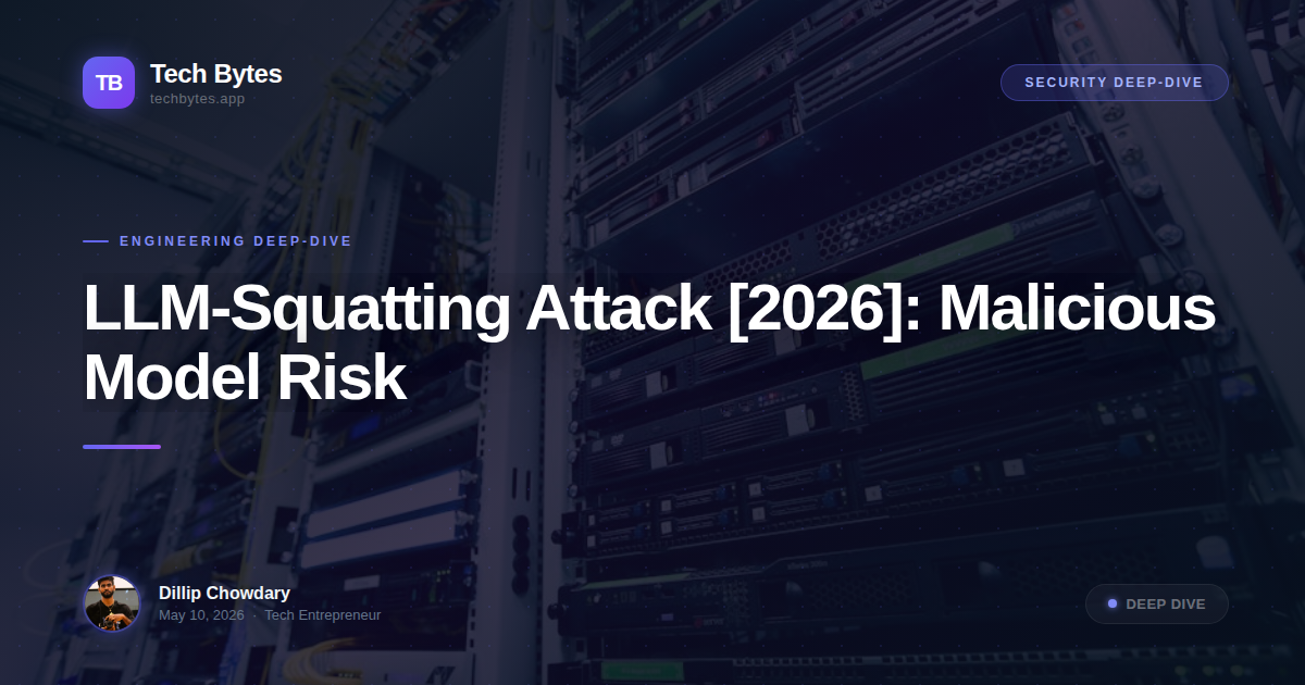 LLM-Squatting Attack [2026]: Malicious Model Risk