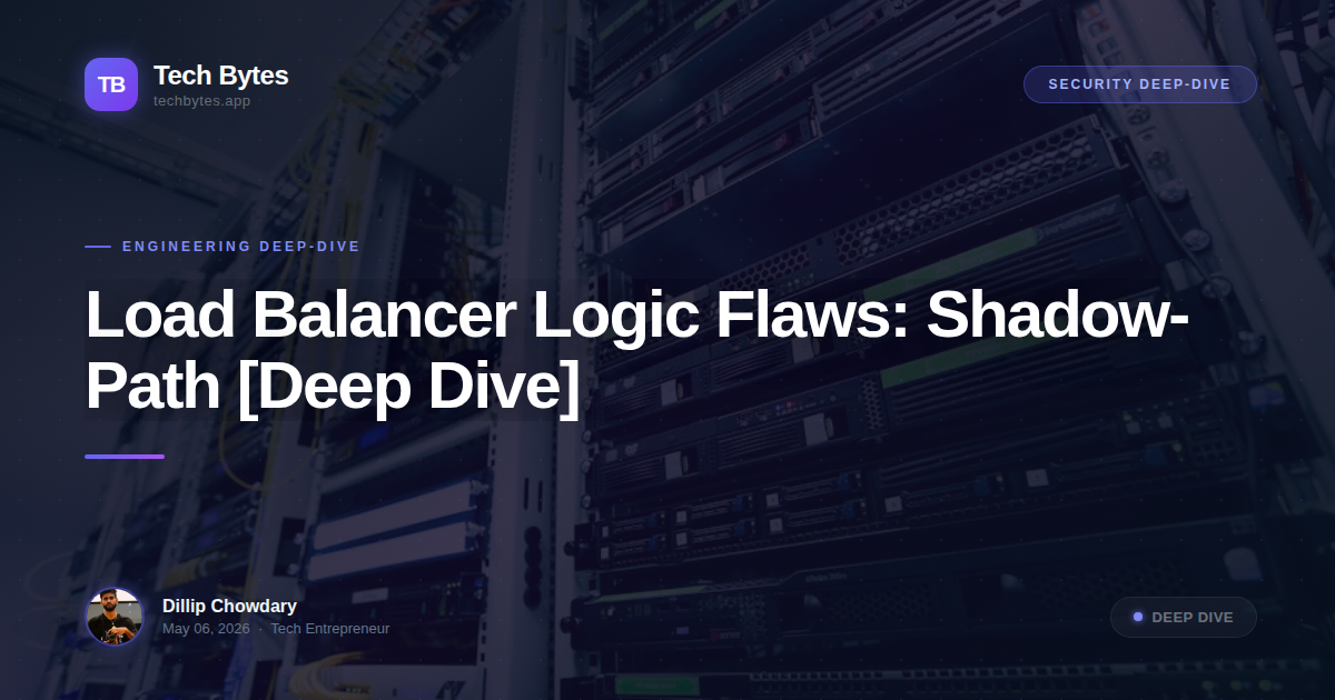 Load Balancer Logic Flaws: Shadow-Path [Deep Dive]