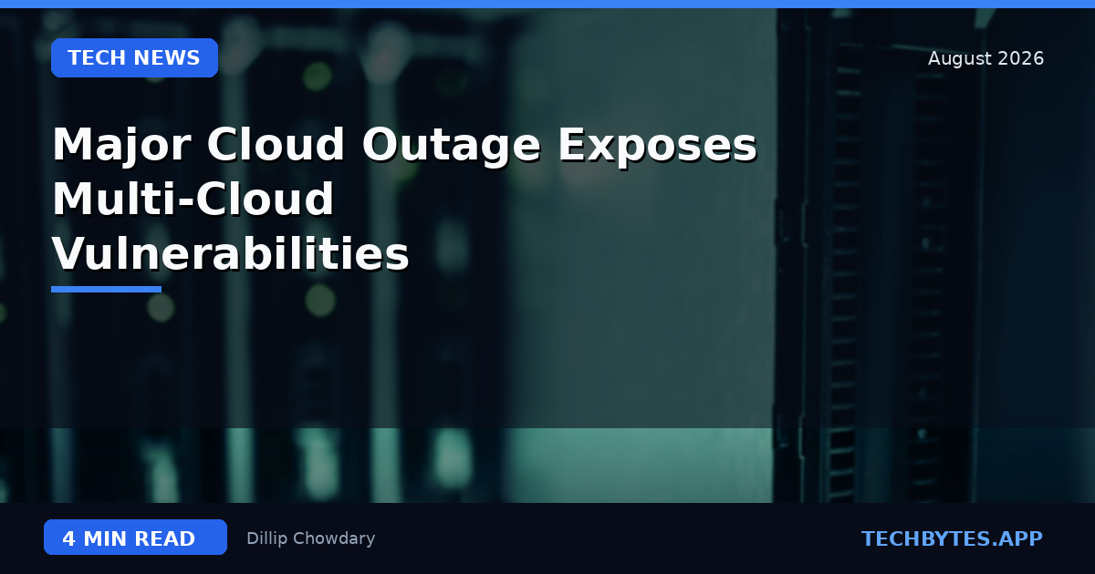Major Cloud Outage Exposes Multi-Cloud Vulnerabilities