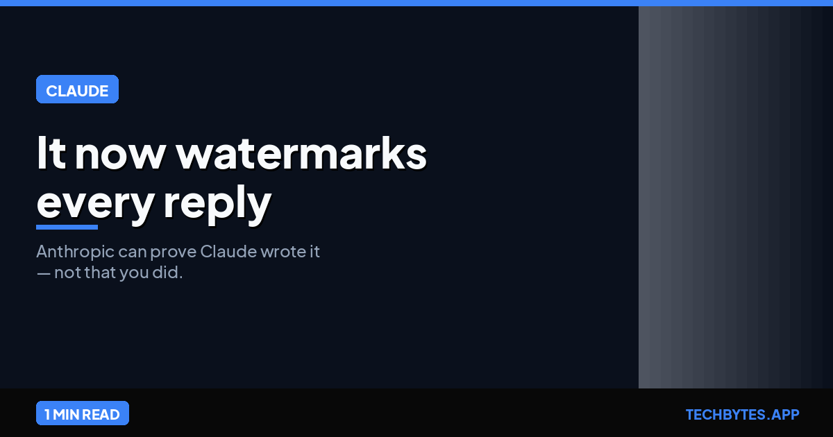 Major Frontier Model Providers Adopt Watermarking Tech to Comply with EU Regulation