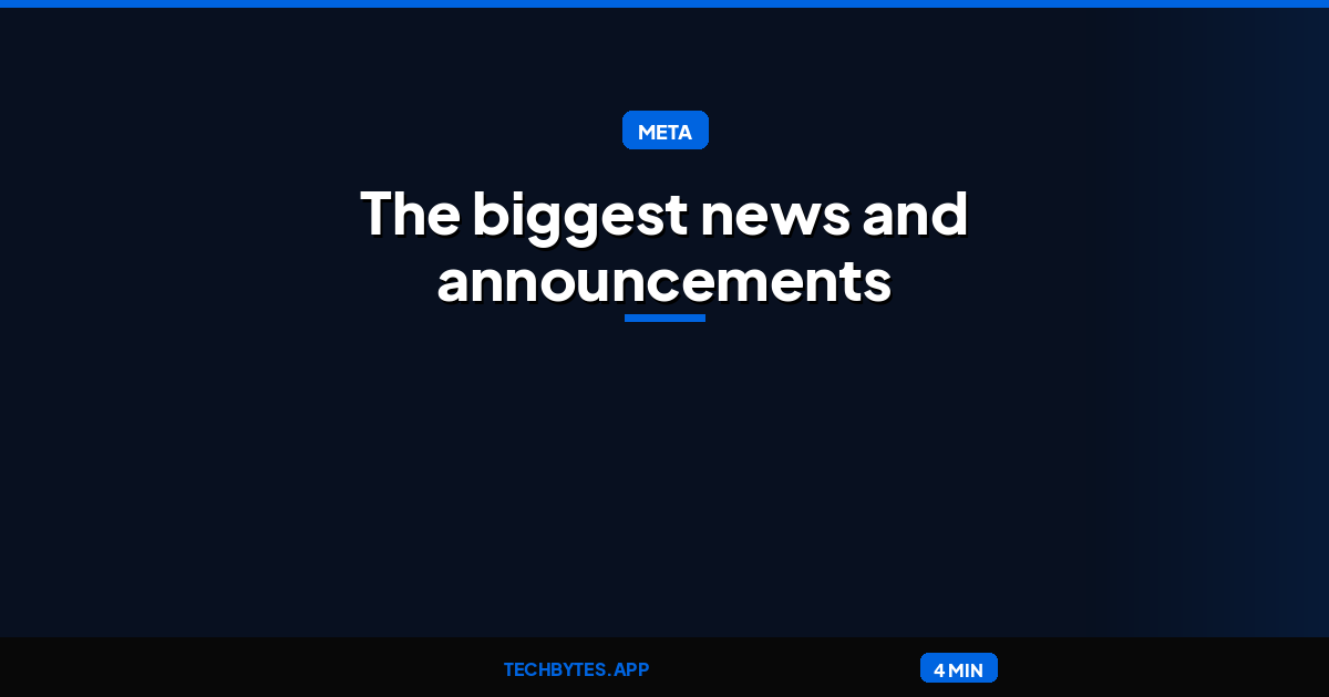 Meta Connect 2026: The biggest news and announcements