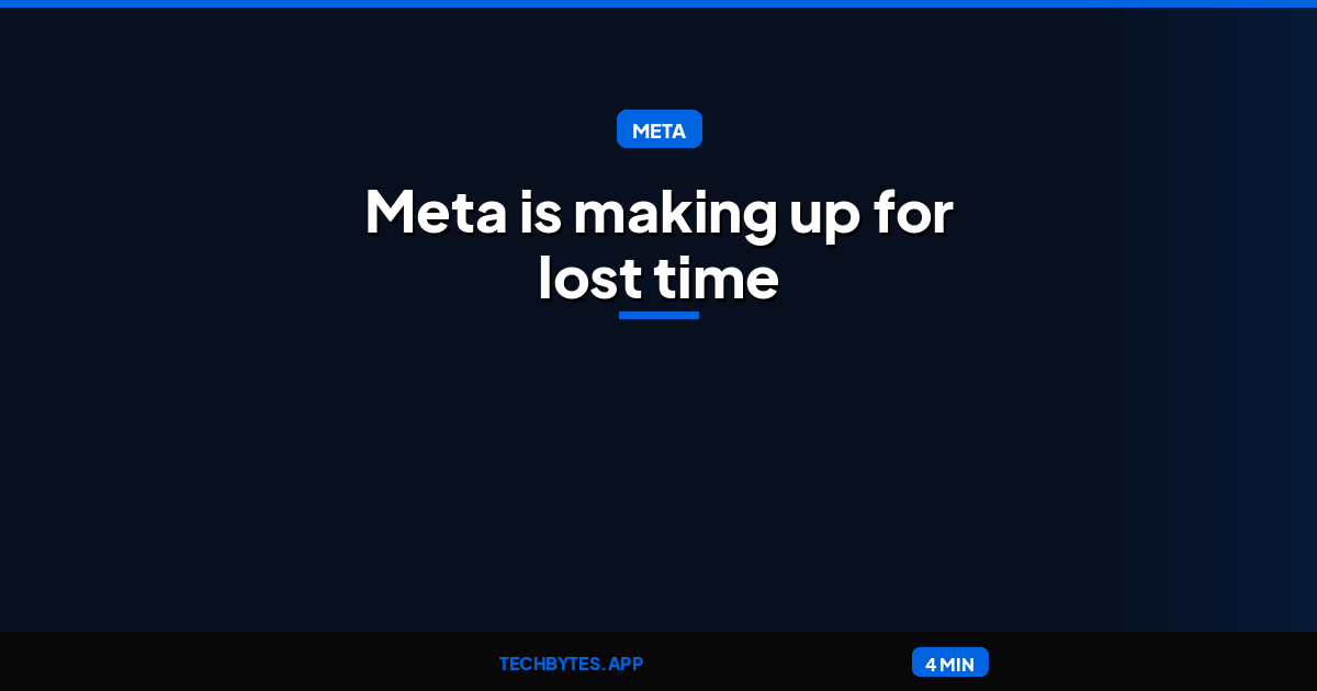 Meta has some Wonder Full new AI models: Meta is making up for lost time